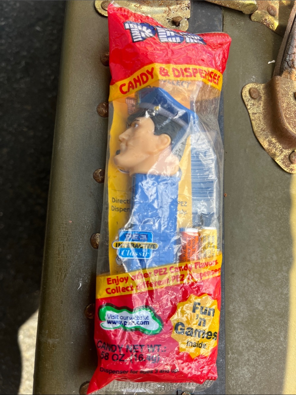 PEZ Kids Candy Dispenser - Blue Police Officer